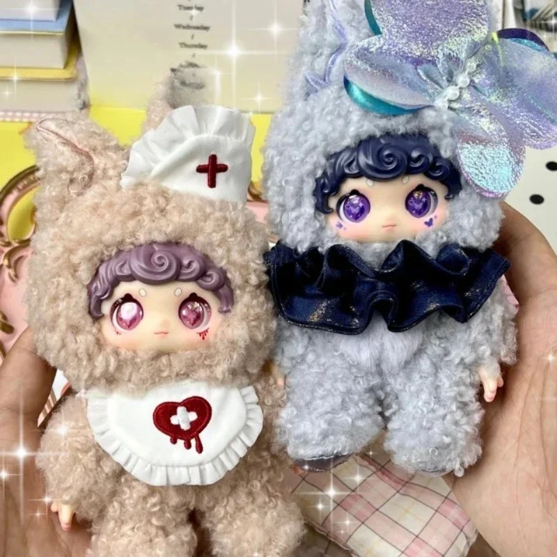 

Новая виниловая плюшевая глухая коробка серии Liite Magic Genie, милый виниловый кулон с лицом, украшение, модный орнамент, загадочная коробка, Рождественский подарок