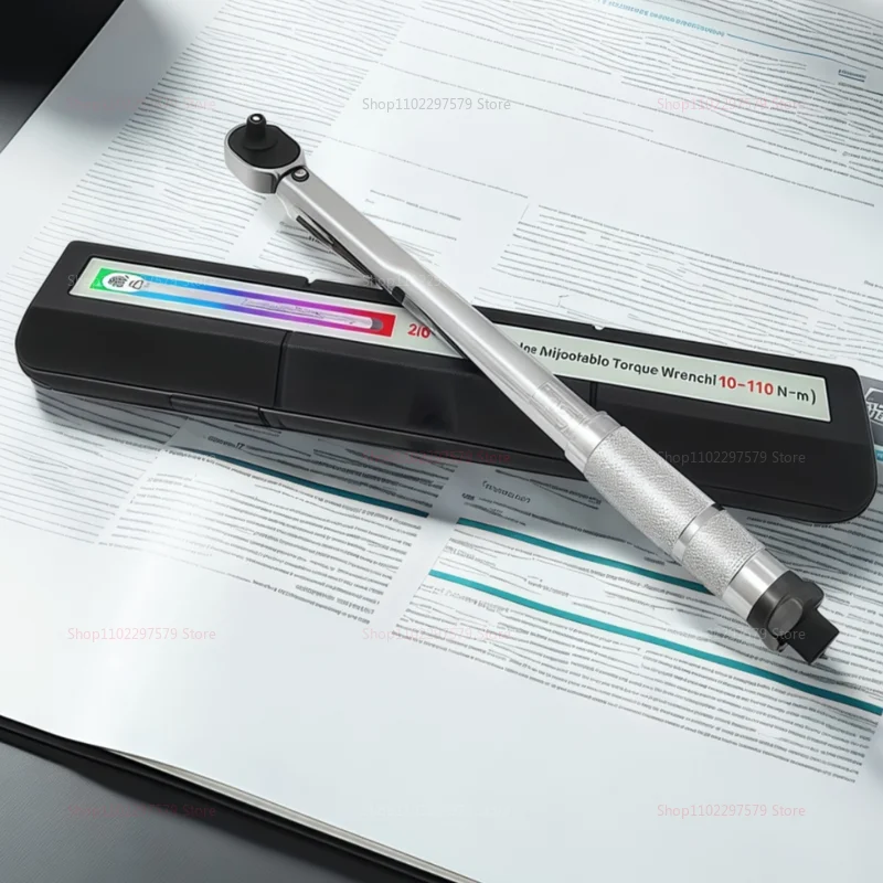 3/8 بوصة محرك انقر مفتاح العزم 19-110N.m مربع محرك اسئلة وجع إصلاح المفك مفتاح أدوات يدوية مع صندوق أداة إصلاح