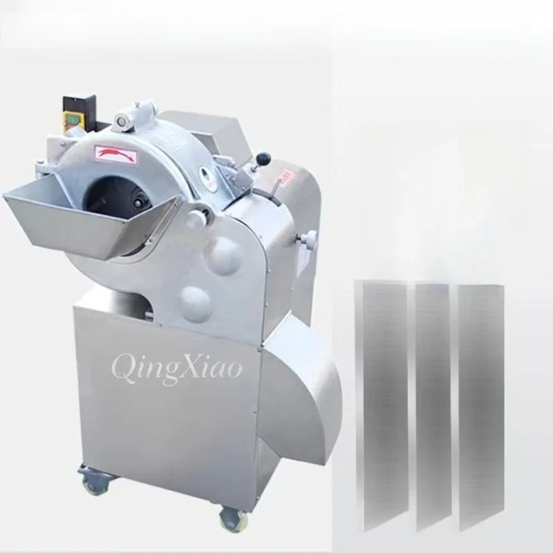 Stainless Steel High Speed 3D Dicing Machine For Frozen Meat Beef Chicken Duck Poultry Fruit Vegetable Cutting Equipment