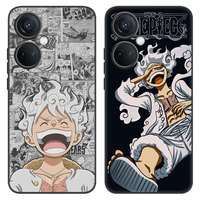 Anime Luffy gear 5 Cartoon Cover Black Phone Case For OnePlus Nord CE3 Lite 3 12 11 2T N30 CE2 N300 N200 10 9RT ACE 2V Pro 5G