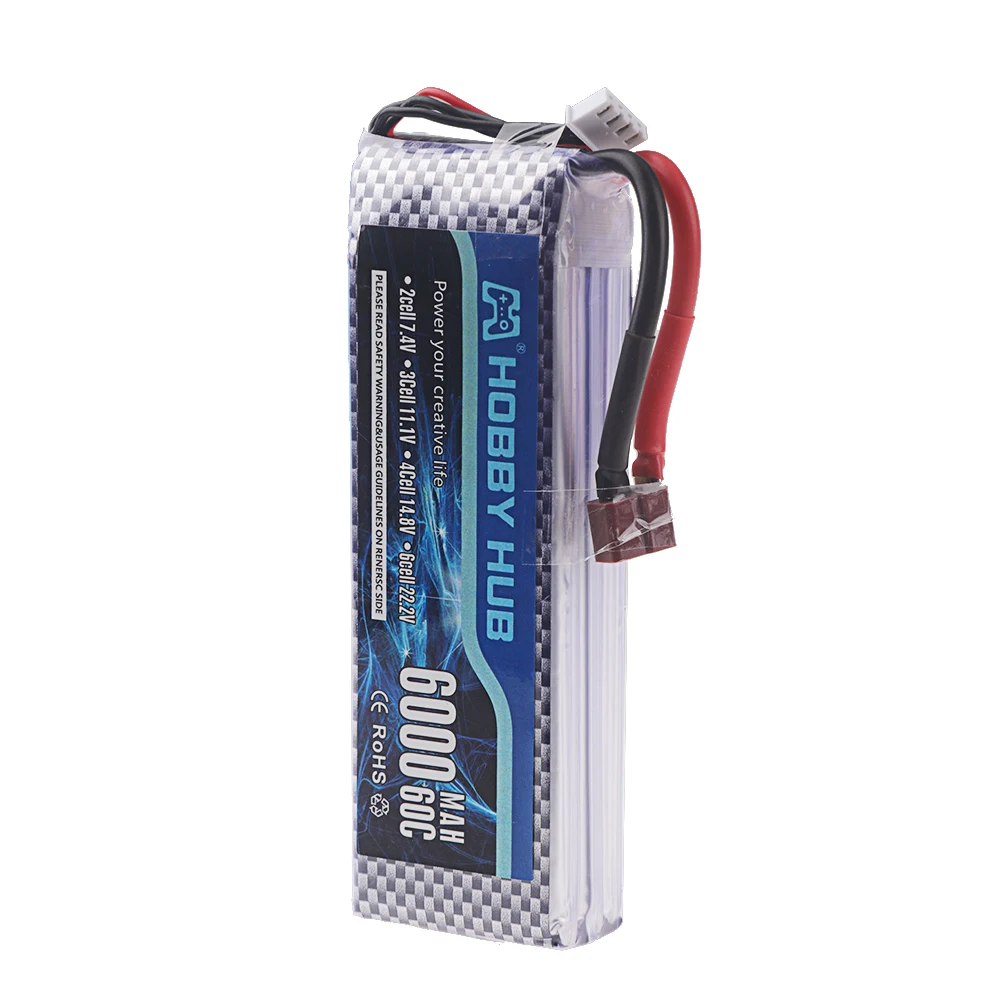 Akumulator LiPo 3s 6000mAh 11.1V 60C do helikoptera RC Quadcopter Samochody Samolot Akumulator 11.1V 3S z wtyczką T JST XT30 XT60