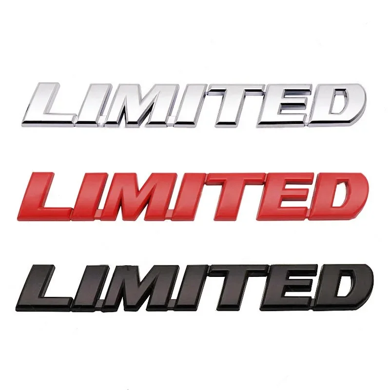 Car Body Rear Trunk Badge Emblem Sticker Limited For Toyota Highlander Tundra Motors 4runner Camry Rav4 2010 2022 Accessories