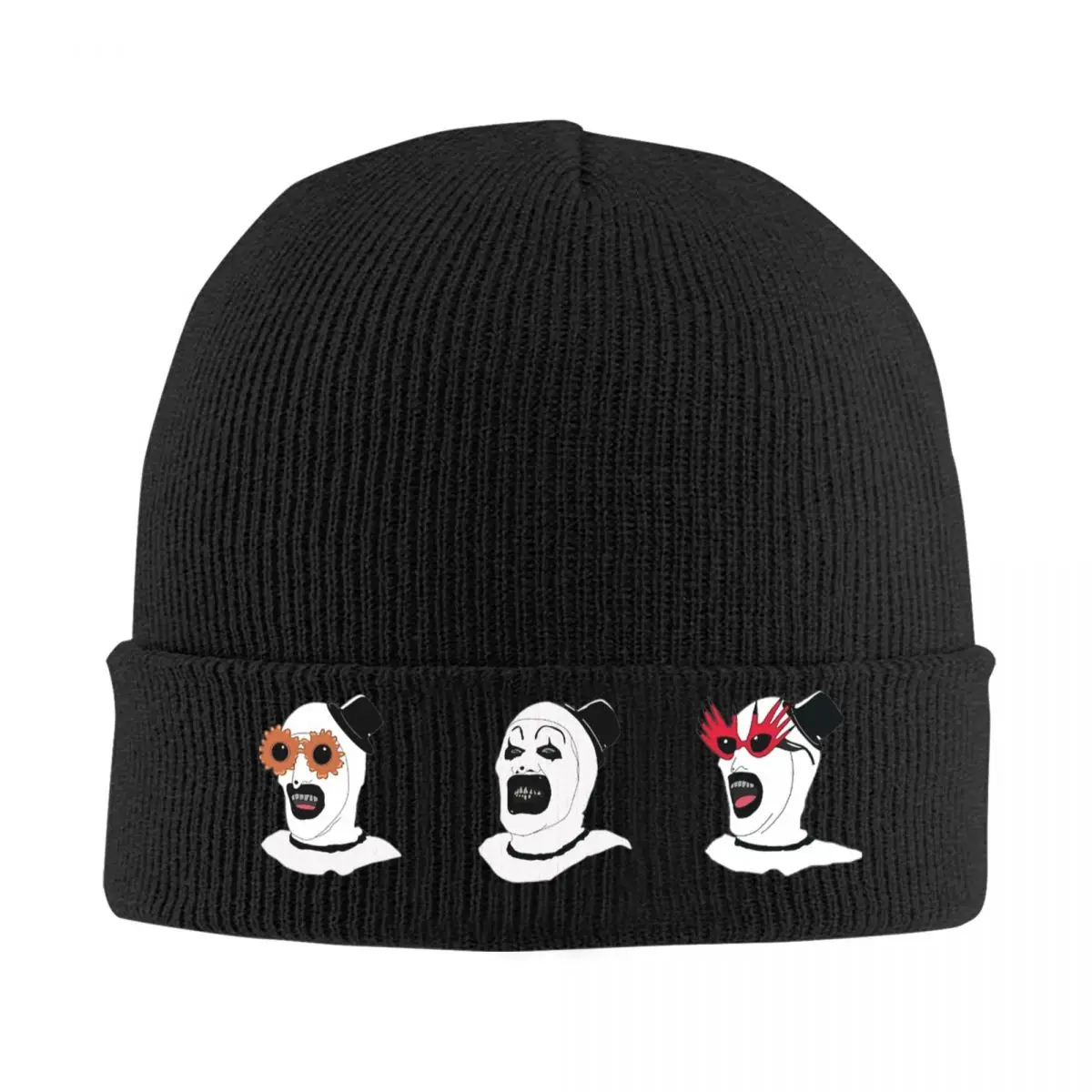 Art The Clown Terrifier Horror Film Beanie Hats Skullies Beanies Kpop Elastic Adult Unisex Caps Autumn Design Bonnet Hats