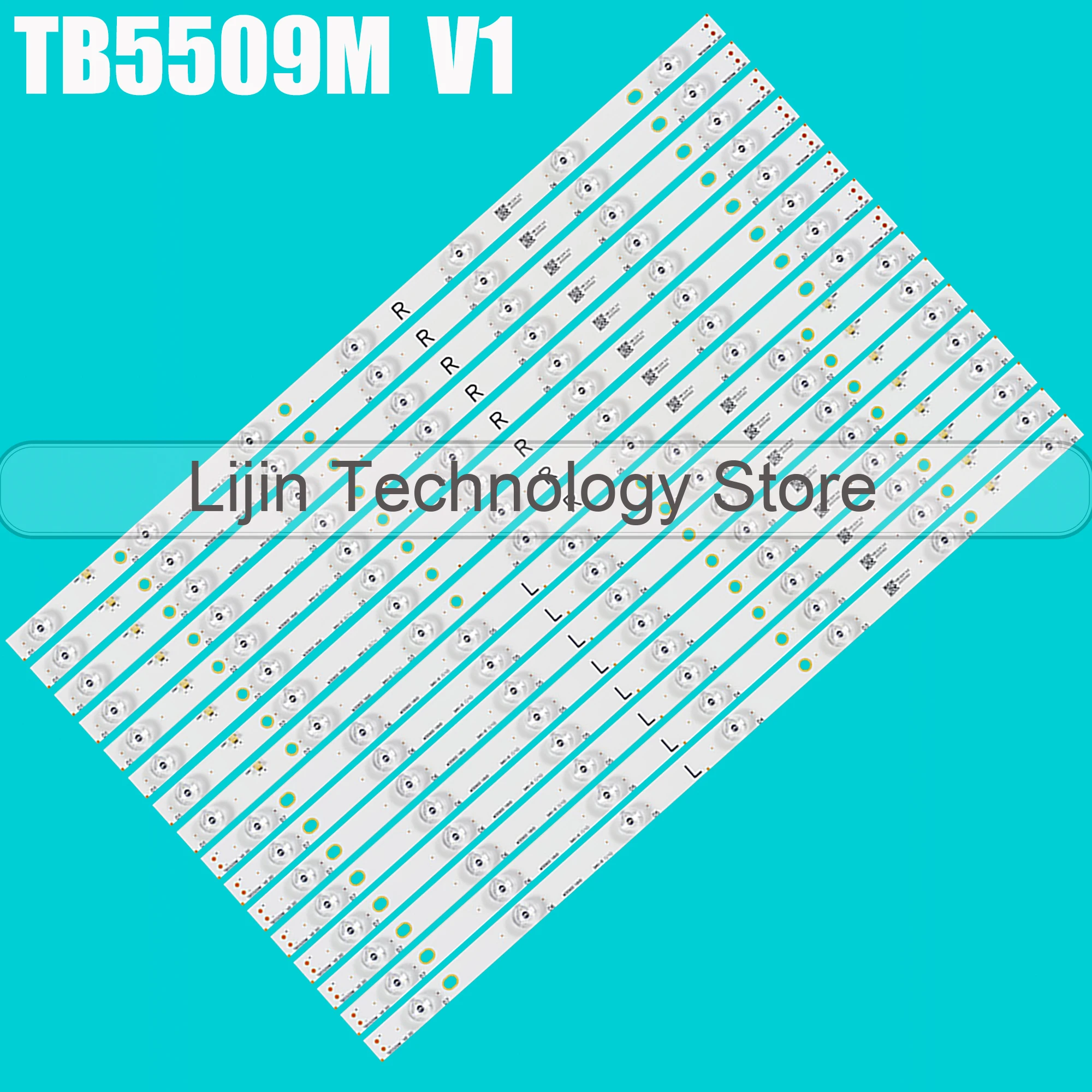 LED strip For TX-55AXW634 TB5509M V0 TX-55DX600B TX-55DX600E TH-55DS610 TH-55AX670H TX-55DX650B BX-55S10E01-2BBH3-0-Q-496-1863