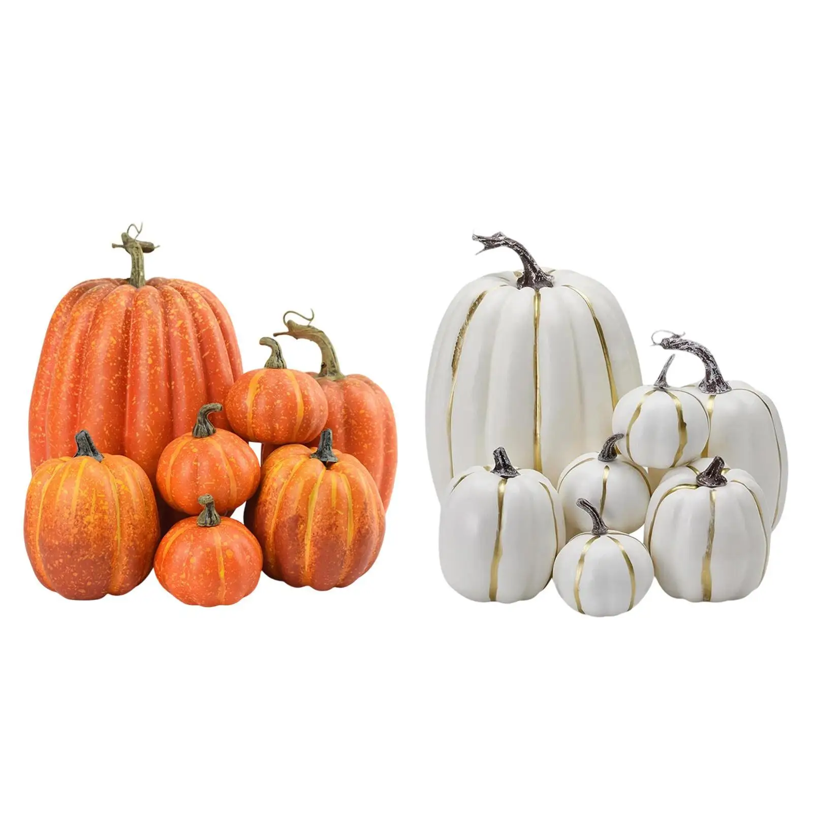 7x زينة مهرجان القرع الاصطناعي لمطبخ عطلة المزرعة #2