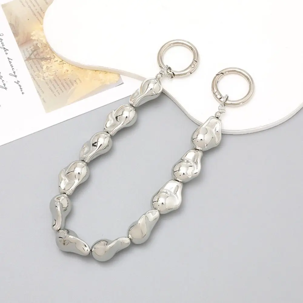 Durable Replacement Irregular Pearl Phone Chain DIY Hardware Handbag Straps Beaded Bag Chains