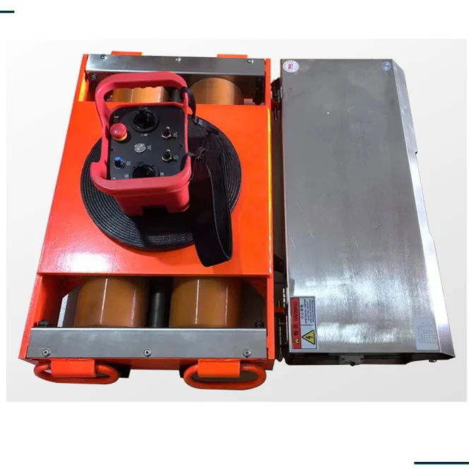 Electric Walking Board on Wheels 30T/50T Remote Control Heavy Equipment Skates Steel Frame Tools Transportation