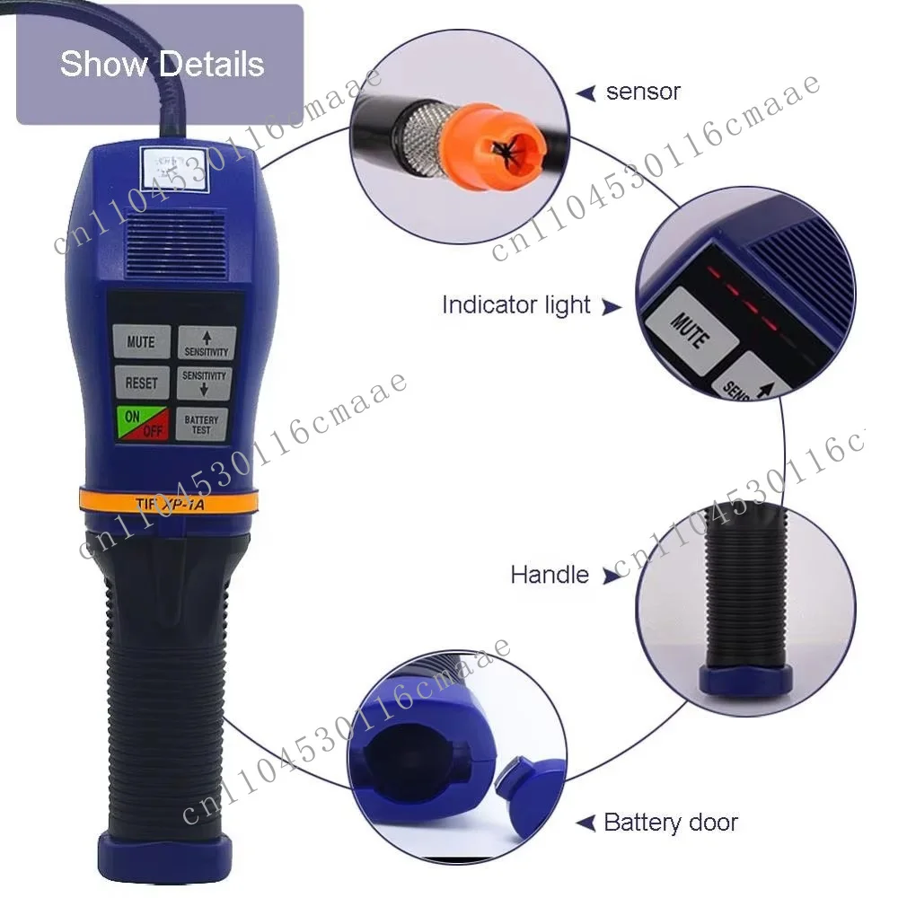 XP-1A Portable R134a R22 Refrigerant Gas Leak and Halogen Gas Leak Detector for SF6 Sulfur Hexafluoride Gas Leak Detector