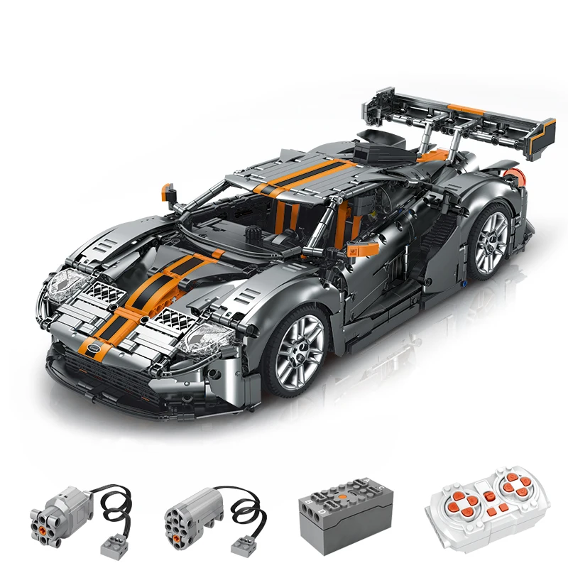 

IN STOCK High tech Technical Remote Control Sports Car Building Blocks Model MOC Racing Bricks Toys for Boys Christmas Gift Set