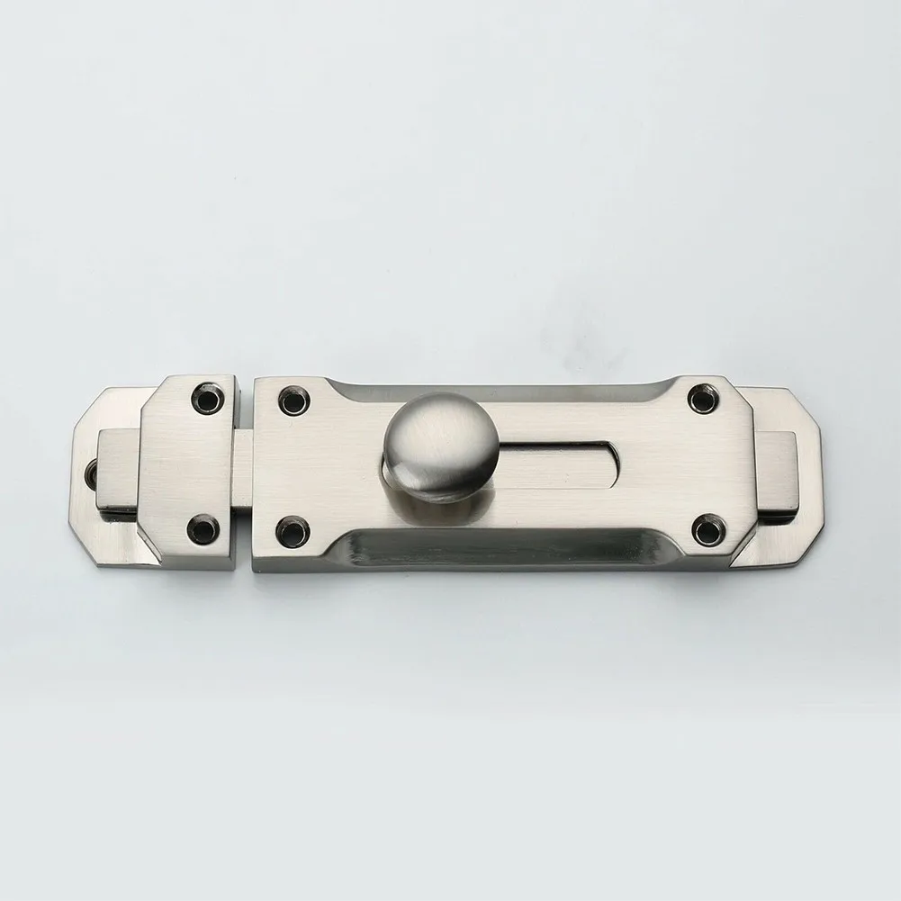 3/4/5inch Cabinet Slide Bolt with Metal Shoot and Backplate for Secure Door Fastening in Residential and Commercial Spaces