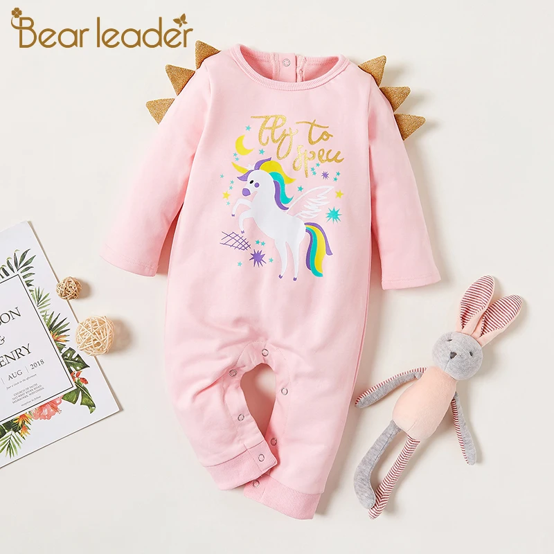 

Bear Leader Girls Baby Sweet Rompers New Winter Toddler Cartoon Unicorn Clothing Infants Boys Kids Rompers Fashion Jumpsuits