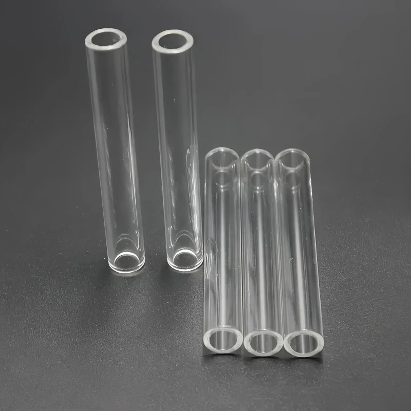 10pcs 4-Inch Reusable High Borosilicate Clear Glass Straws,Industrial Blowing Tubes for Art Craft Glass Pipes,Heat-Resistant view 3