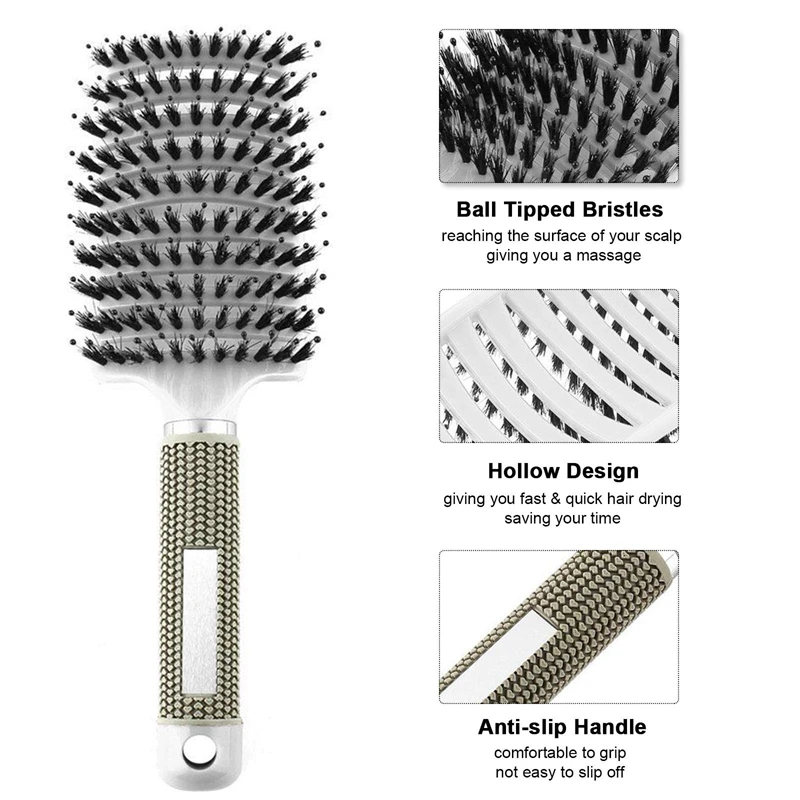 

Magic Scalp Massage Brush Detangling Hair Care Comb for Women, Wet or Curly Hair, Volumizing Hairbrush, Salon Hairdre