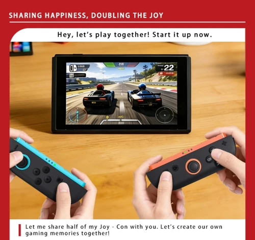 Imagen 2 del producto Nuevo 2026, Compatible con Switch 2, Controles Joy-Con, Gamepad Inalámbrico Bluetooth NS, Controles Izquierdo y Derecho, Reemplazo de Gamepads
