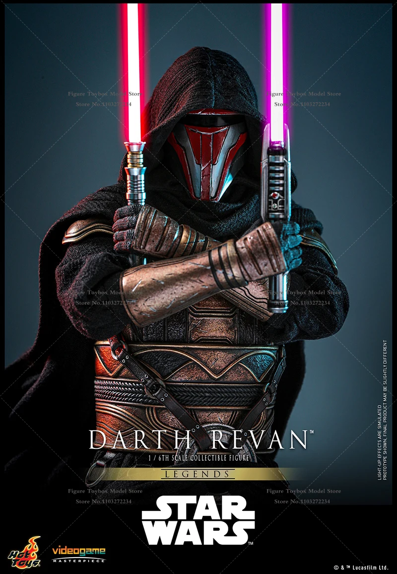 HOTTOYS HT VGM62 1/6 Darth Revan figura de acción móvil Star Wars: Caballeros de la vieja República película Original 12 "modelo de soldado