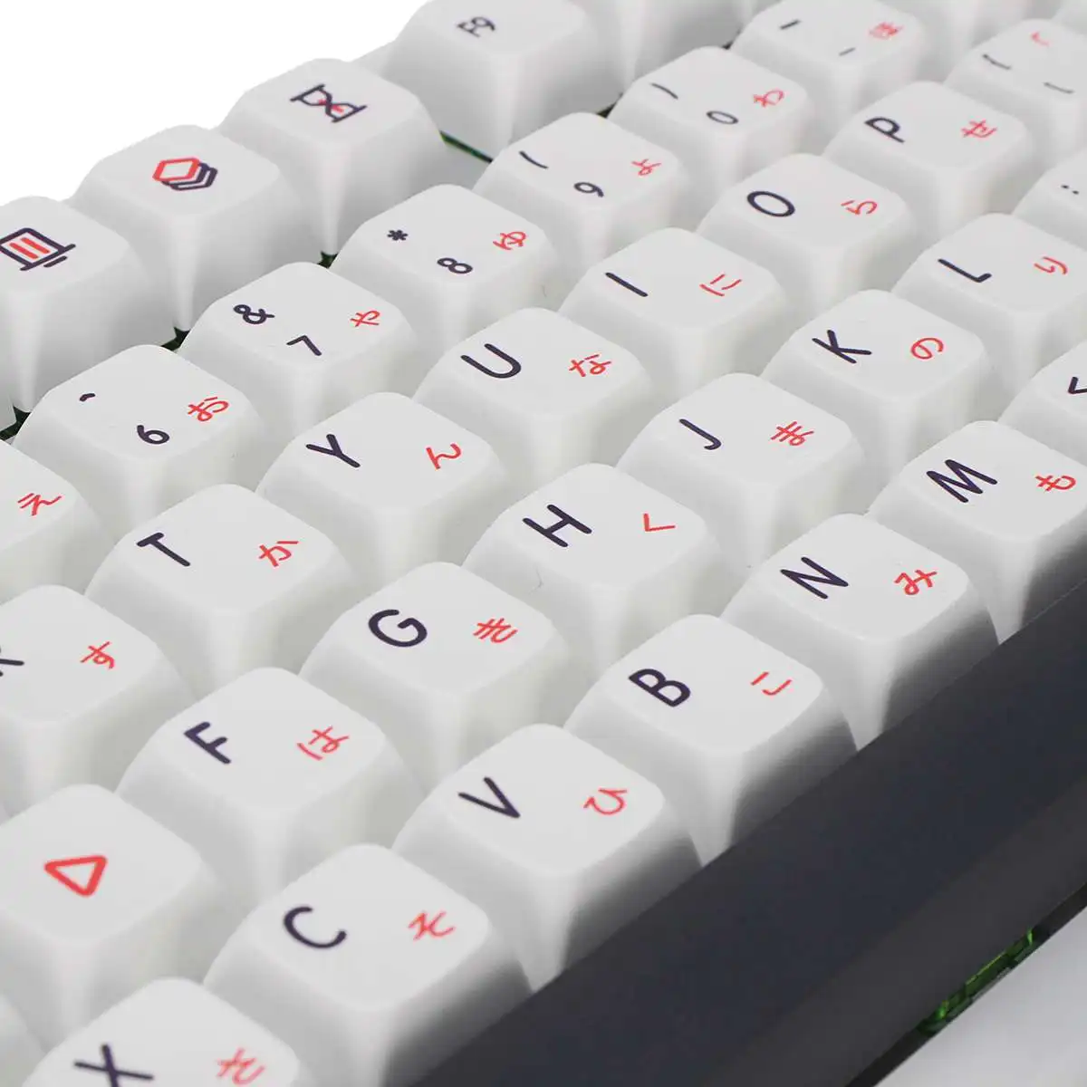 PBT Keycaps XDA Keycap ส่วนบุคคลภาษาอังกฤษรัสเซีย Keycap ย้อมสีสำหรับ Ikbc Cherry MX 104/87/61 Keys แป้นพิมพ์กล