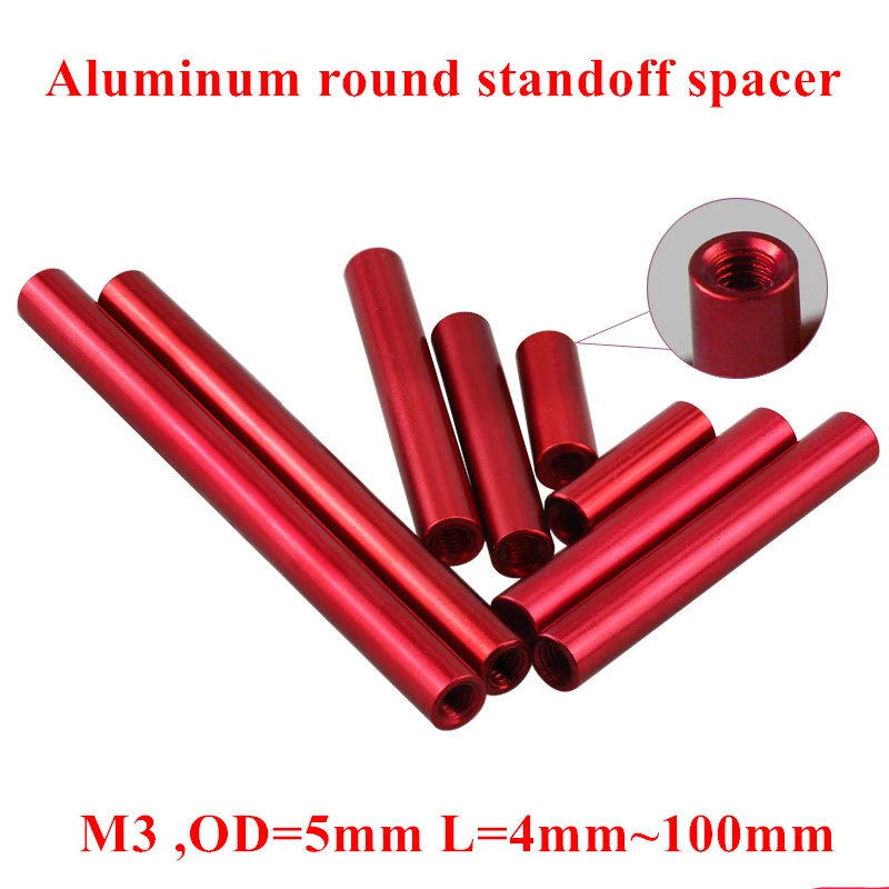 10Pcs M3 Aluminum C… - image