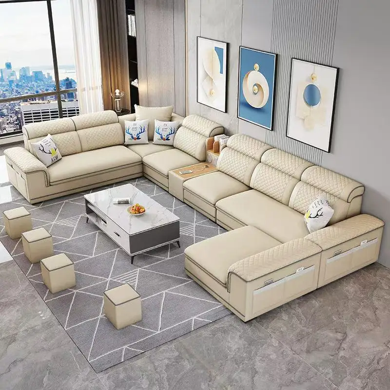 # Modern Luxury Fabric Sofa Set Color High Quality Multi-functional Living Room Home