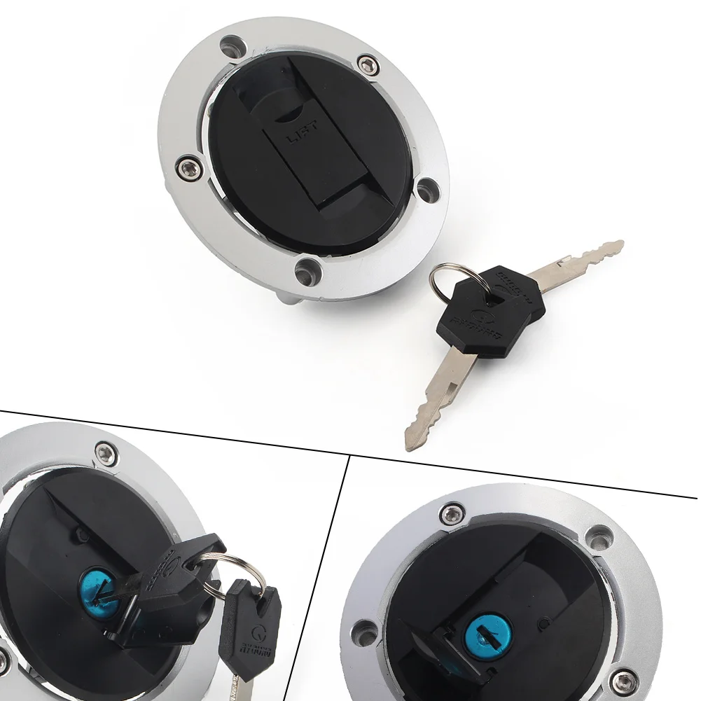 Motorcycle Fuel Tank Gas Cap Cover Lock Keys For Suzuki SV 650 1000 1000S GSXR600/750/1000