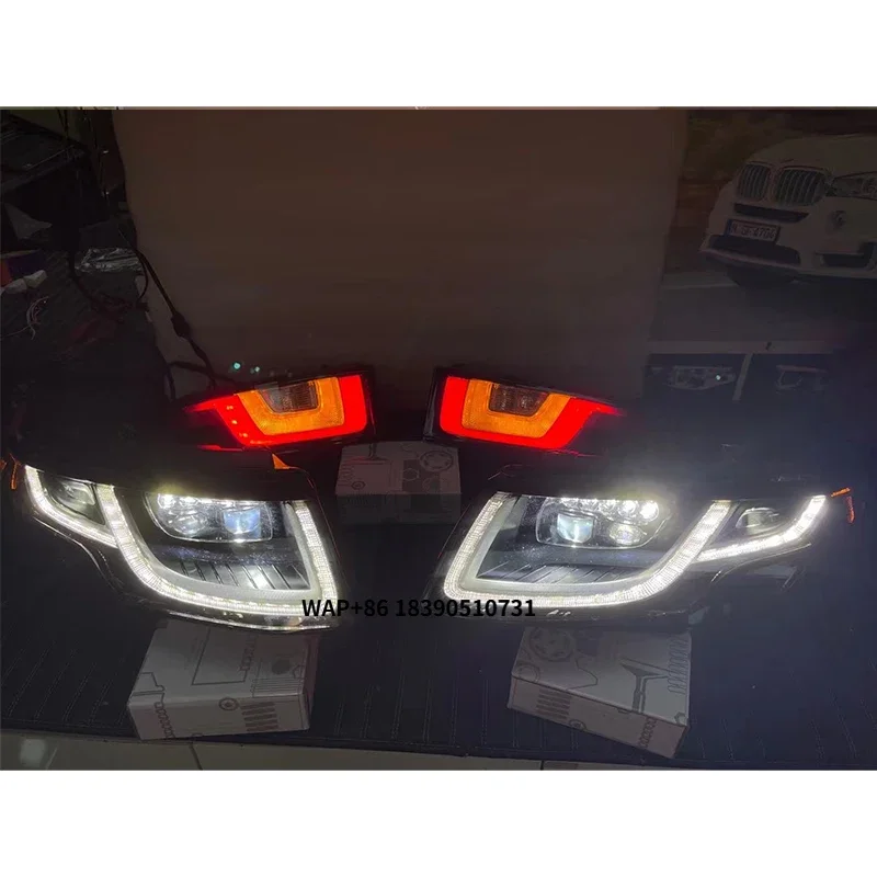 2012+Range Rover Evoque Head Light Tail Lights New Design Car Light