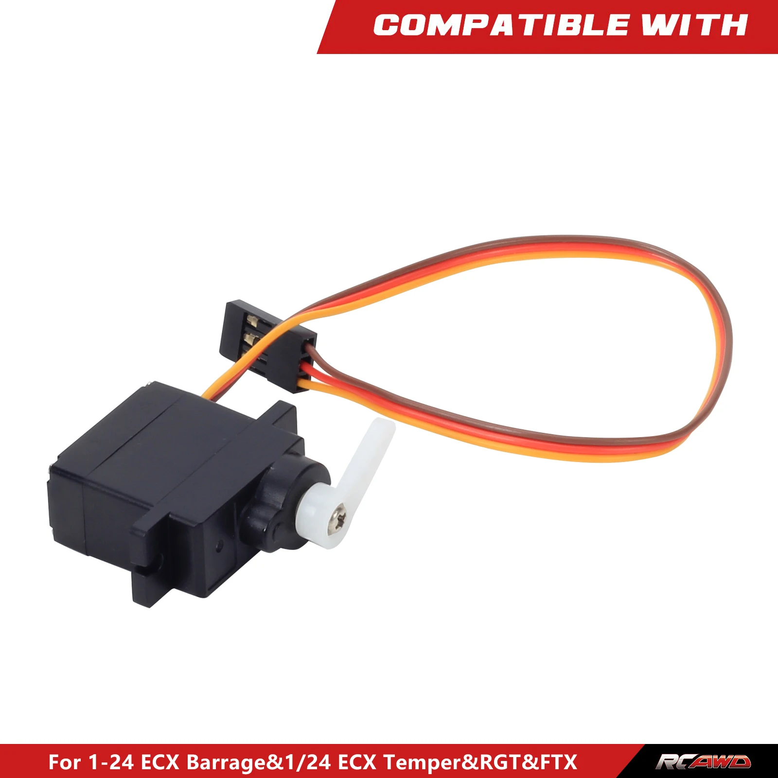 Water proof 1kg servo for 1-24 ECX Barrage&1/24 ECX Temper&RGT&FTX crawler Upgrade part