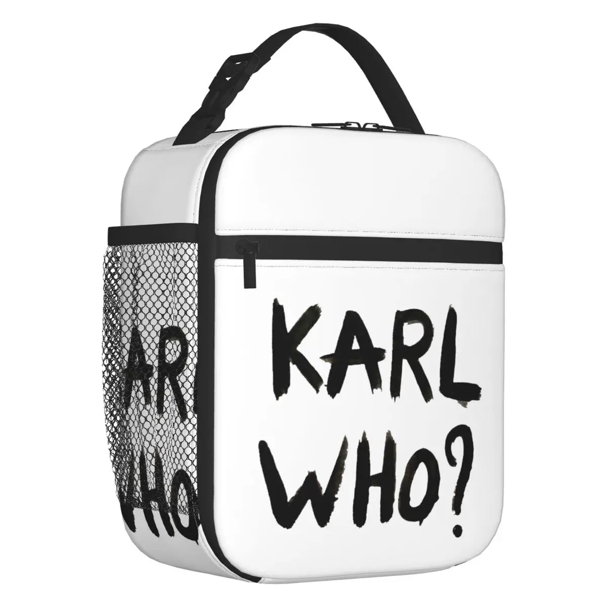 Karl Who Insulated Lunch Bag for Women Resuable Thermal Cooler Lunch Tote Office Work School