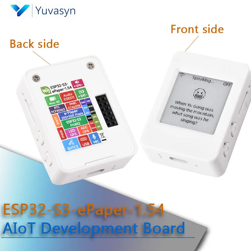 ESP32-S3-ePaper-1.54 ESP32-S3 Development Board 1.54-inch Ink Display AIoT 200*200 2.4GHz WiFi BLE5 Dual-mode E Paper ESP32