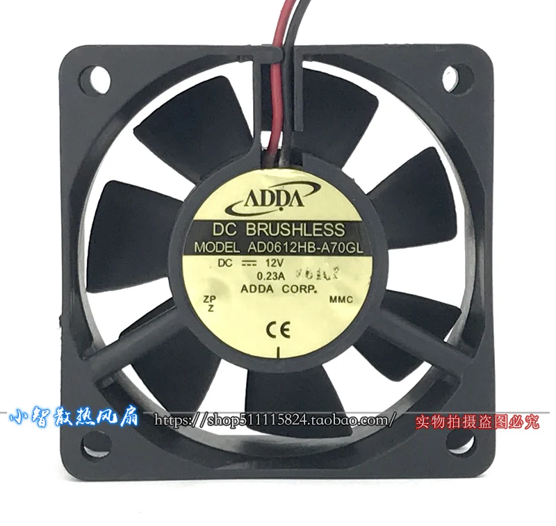 ORIGINAL AD0612HB-A70GL DC12V 0.23A 6025 60*60*25mm NEW COOLING FAN RADIATOR
