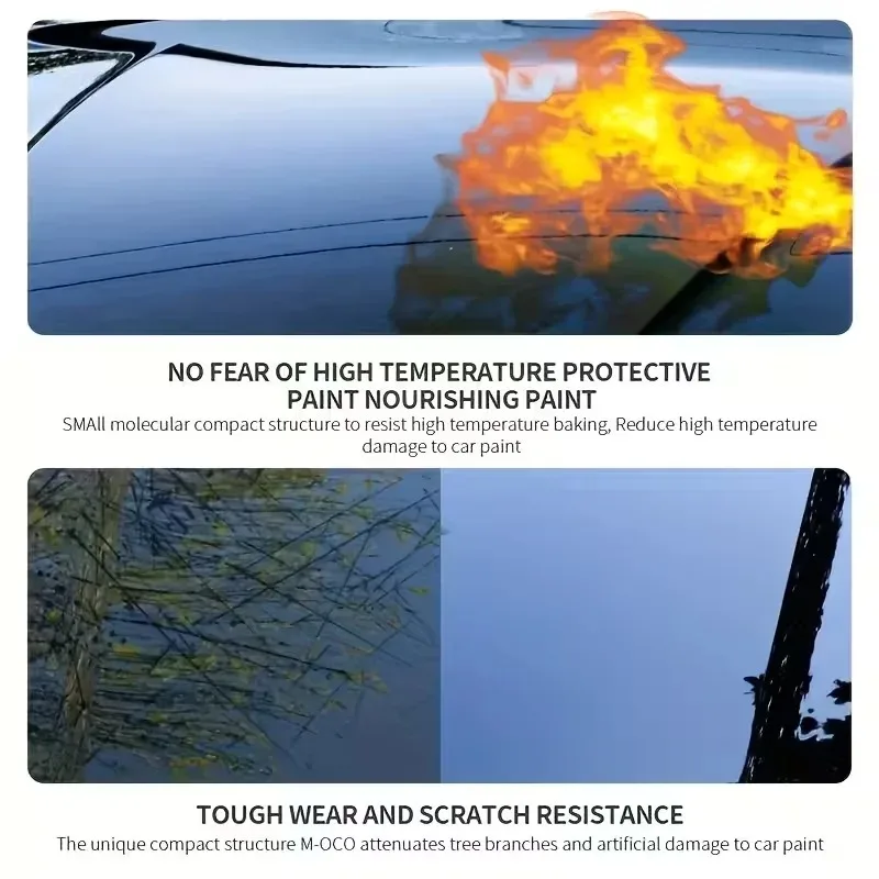 Automotive Crystal Coating Agent, Glossy Surface Care Liquid For Car Paintwork, Water & Stain Resistant Brightening Refinishing