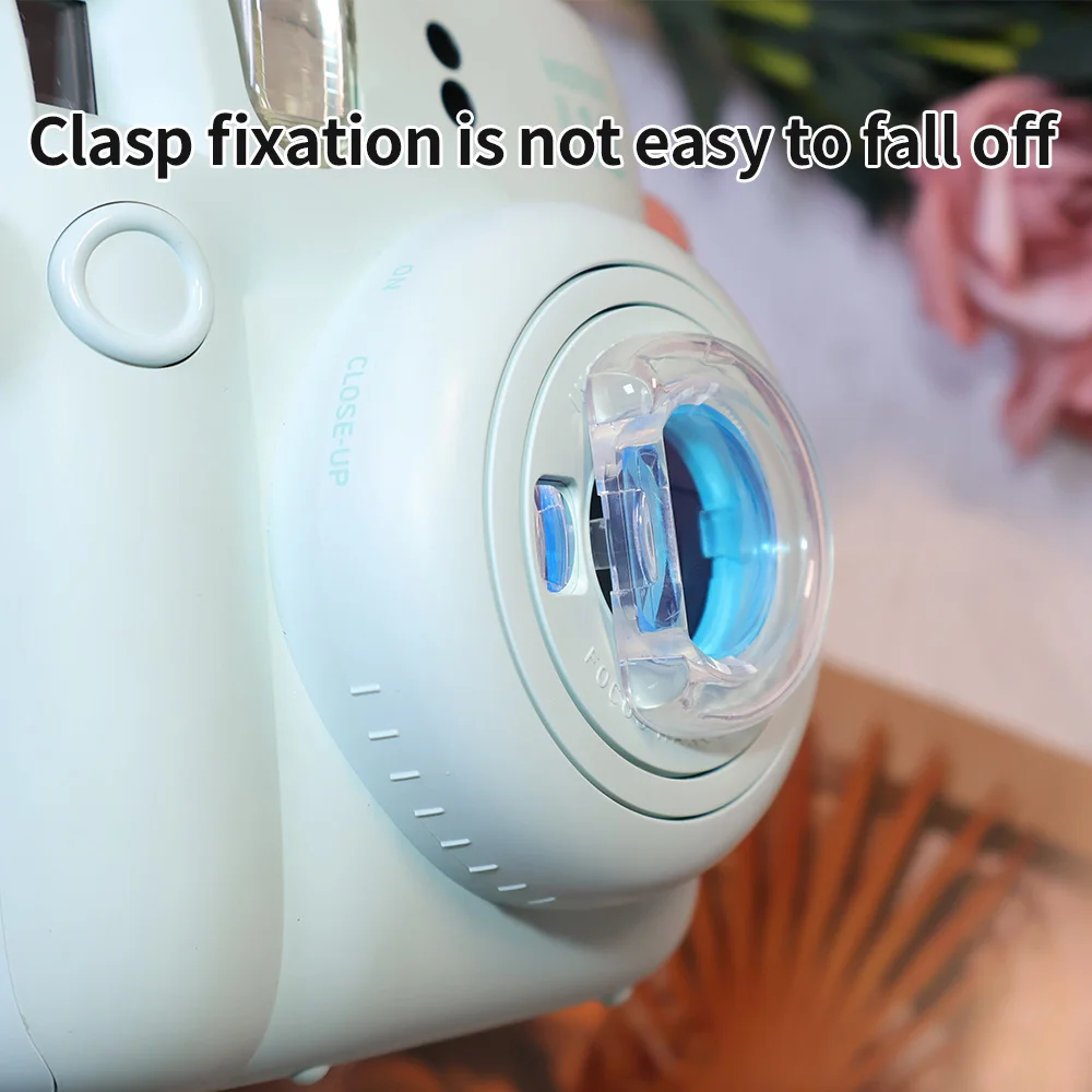 Geschikt voor Fuji Polaroid mini12 camerafilters met zes kleuren en speciale effecten, kleur holle hartvormige lensaccessoires