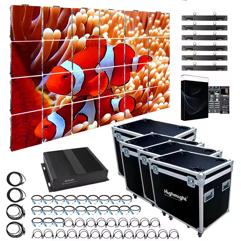 Portable Giant Matrix LED Screen Display SDK High Brightness Full Color Shopping Mall Retail Store Use Factory Price Indoor