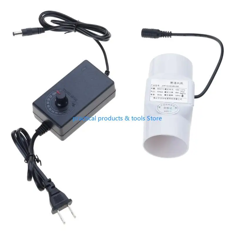77JB AC100-240V 6 واط 18 واط 2 بوصة الأنابيب مروحة العادم منفاخ التهوية تنفيس الهواء النازع