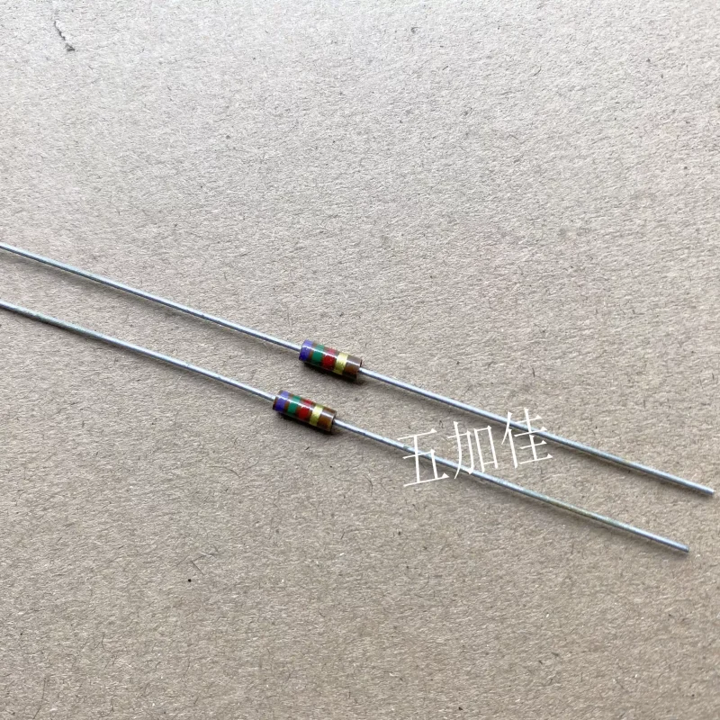 10-100pcs imported RC07GF752J 7.5K 1/4W carbon core non inductive resistor color ring resistor