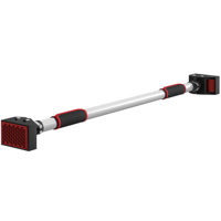 SPORTNOW adjustable door pull-up bar from 95 cm to 123 cm black and red