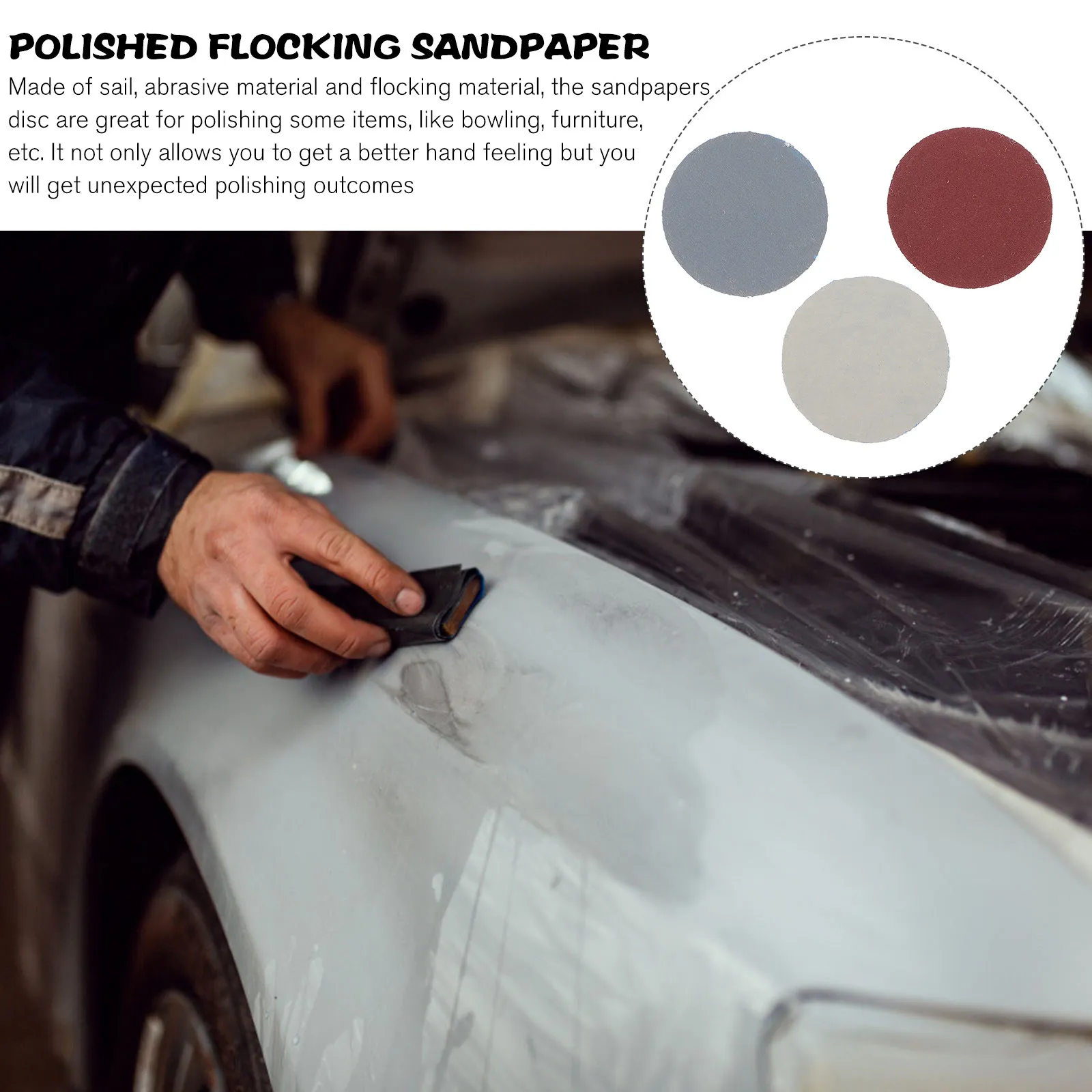 

180 Pcs Sandpaper Discs 25Mm Abrasive Sanding Discs 60 80 120 150 240 400 800 1000 1200 Grit Hook Loop Sanding Pads Polishing