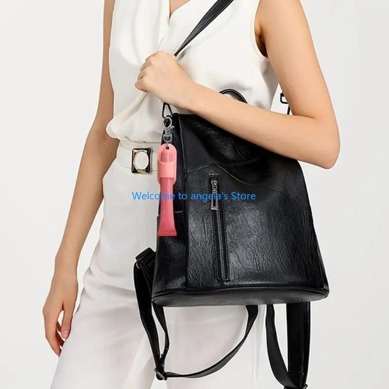 X4YC حامل قلم من السيليكون للرقبة حامل قلم رصاص لحامل الشارة أو حبل الرقبة