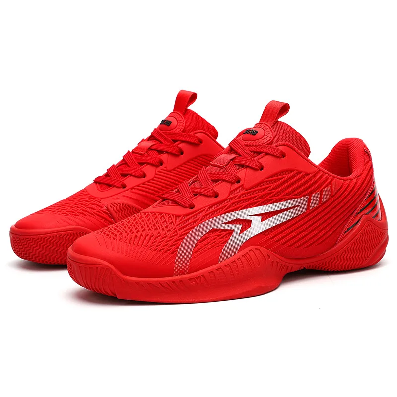 2026 All Red Pro Fencing Shoes Size 36-45 Men Women Indoor Gym Training Competition Sport Fencing Shoe Fitness Tennis Shoes