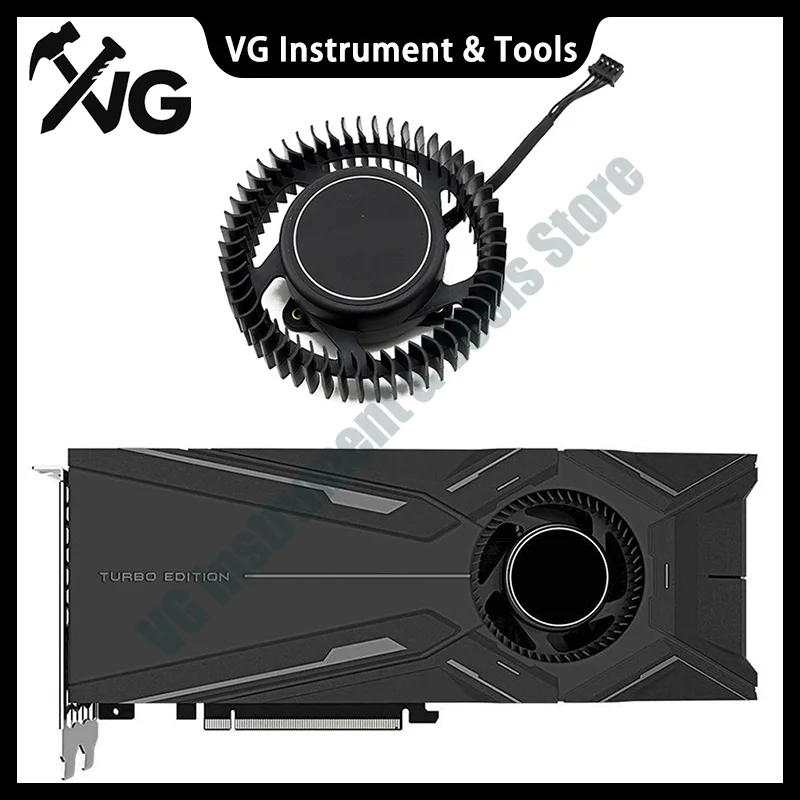 74MM PLB07525B12HH DC12V 1.20A 4-Pin GTX 1080 1080Ti RTX2080 Super Für Gigabyte RTX 2080 2080Ti Turbo Grafikkarten-Lüfter – Detail 1