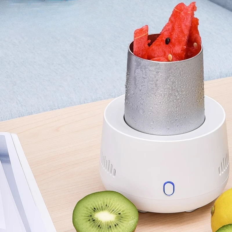 

‌USB Car Fridge Portable Cooler Box: 12V Vehicle Rapid Beverage Beer Chiller Home Office Use-Intelligent Freeze Chill Control‌