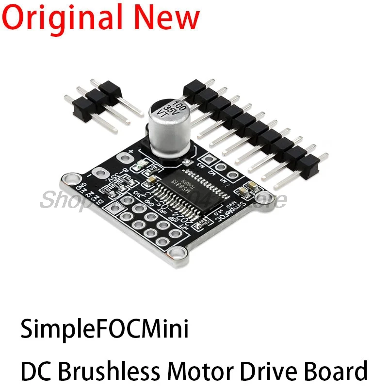 Brushless Motor Driver Simple FOC Mini DC 8V-30V 2.5A FOC Control Driver SVPWM/SPWM Algorithm DRV8313 Chip Driver Board