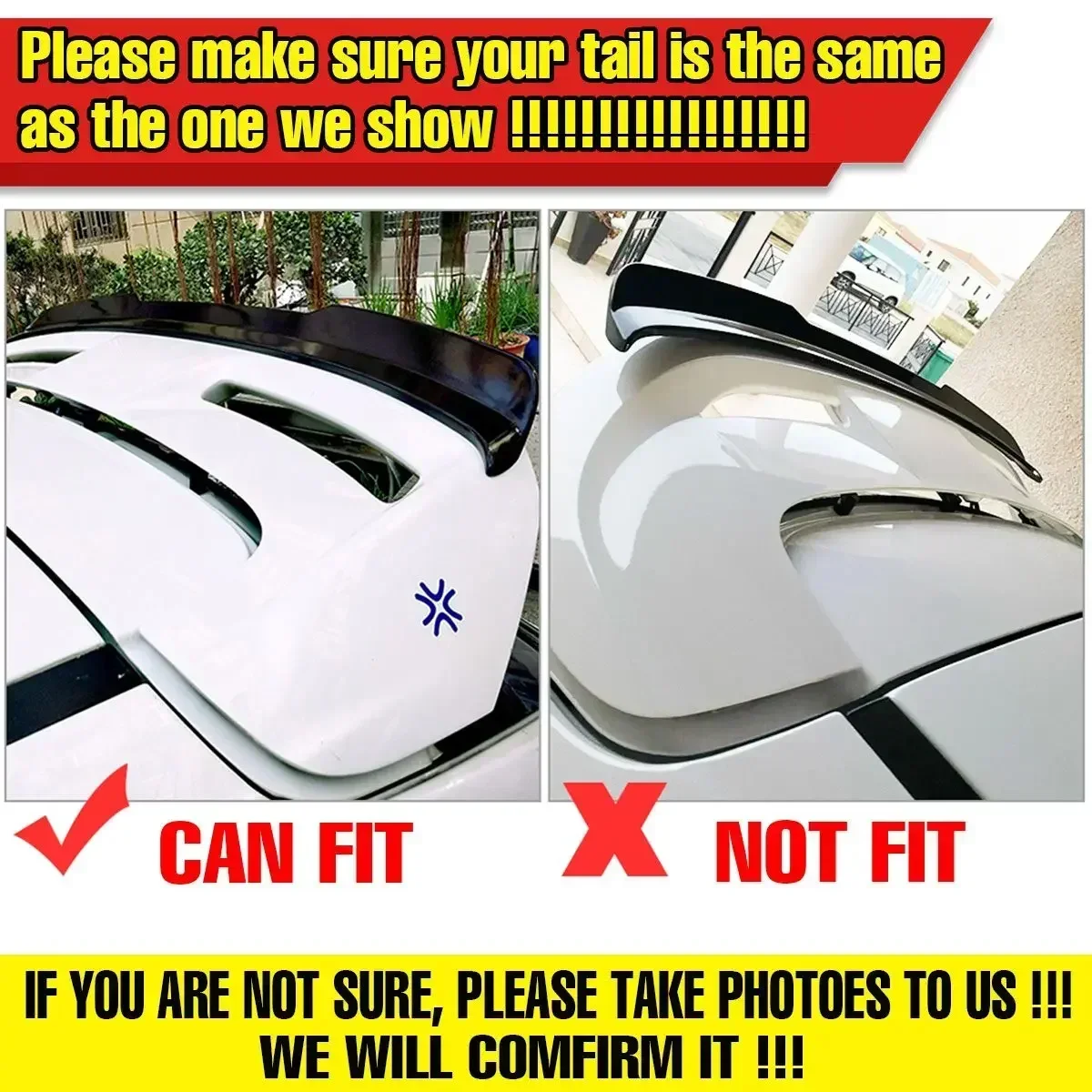 ST-LINE Car Rear Trunk Spoiler Extension Lip For Ford Focus MK3 MK3.5 ST-LINE 2012-2018 Car Rear Spoiler Wing Trunk Cap Body Kit