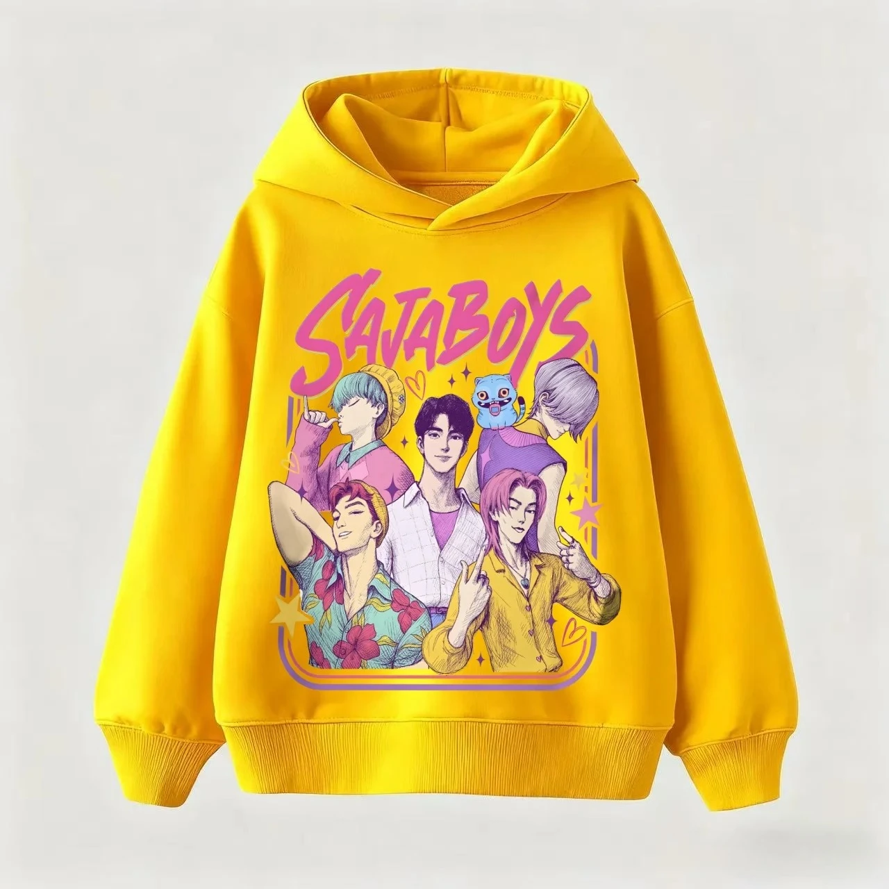 KPop Devil Hunter Sweats à capuche pour enfants, sweats à capuche pour filles, vestes chaudes à la mode pour enfants, vêtements pour enfants