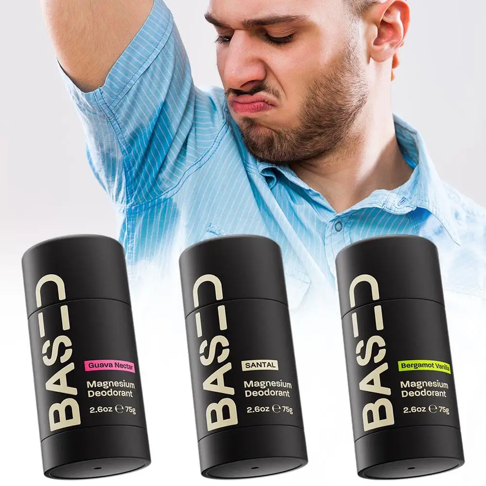 Original Brand Based Bodyworks Magnesium Deodorant Natural Santal Guava Nectar Bergamot Vanilla Antiperspirant Body Solid Balm - view 6
