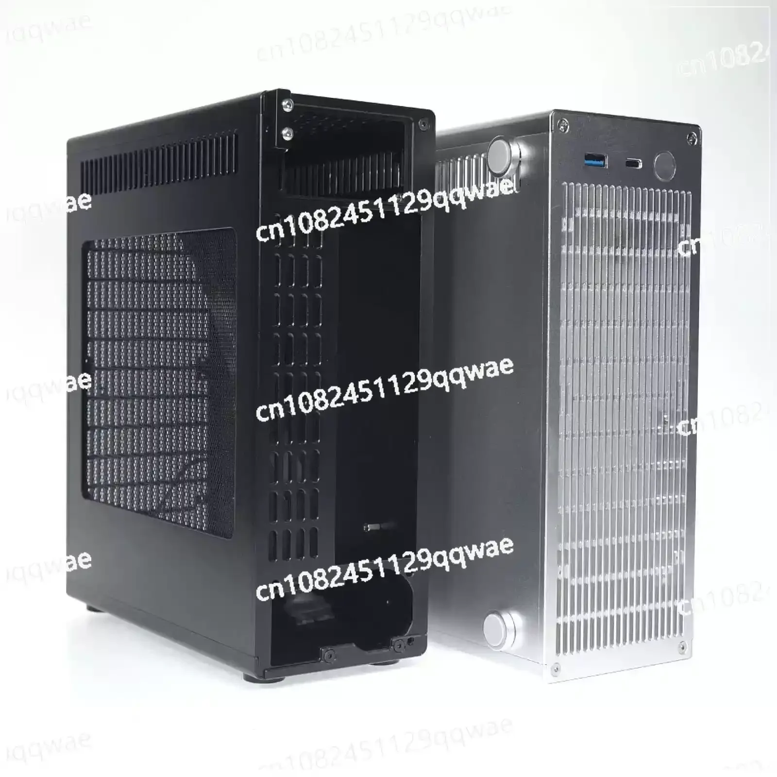 ZS-D2/ITX Half height Knife Card Computer Case, Version V3 \ 4.9L Volume All Aluminum Case