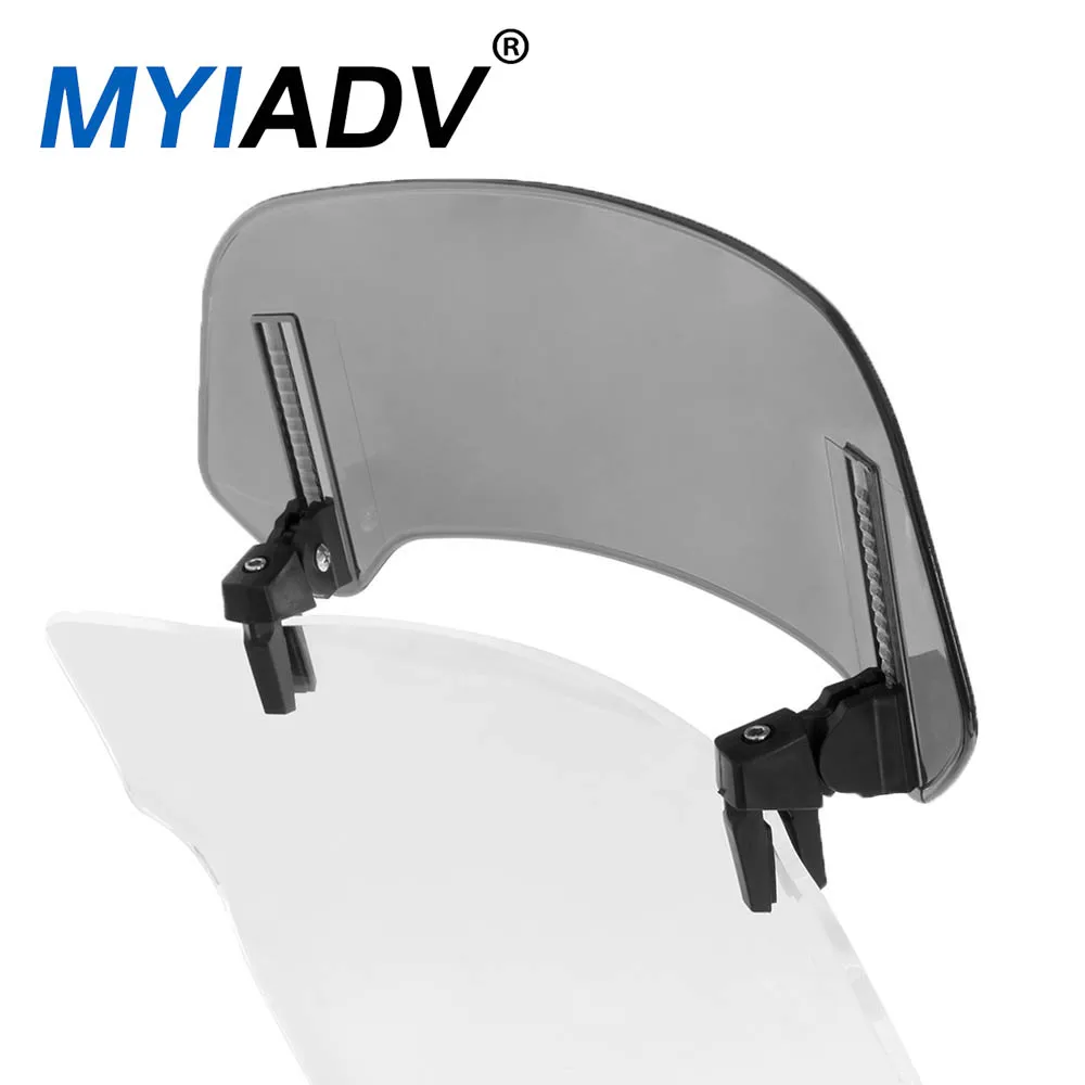 

Heighten Windshield Windscreen Universal For Motorcycle Cruiser Scooter Street Bike Adjustable Wind Deflector Spoiler Extension