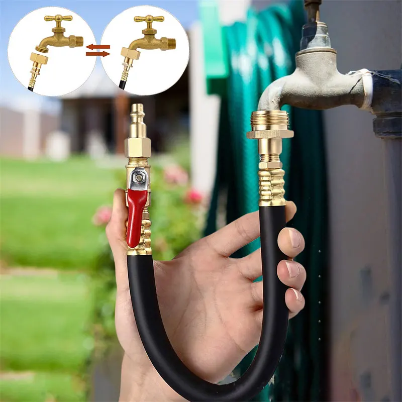 RV Winterizing Kit Brassiness  Garden Hose Adapter Suitable Camper Boat Motorhome Plug Adapters For Various Water Systems