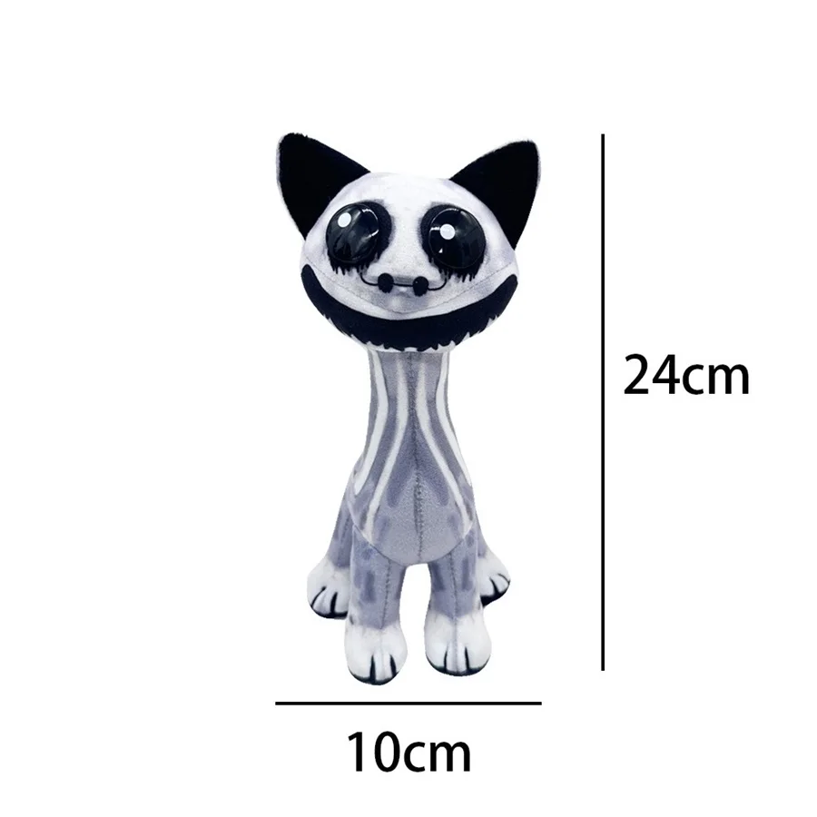 Zoonomaly-juguetes de peluche de gato de terror para niños, muñeco de peluche de monstruo, figura de Anime, Panda, almohada, regalos de cumpleaños,