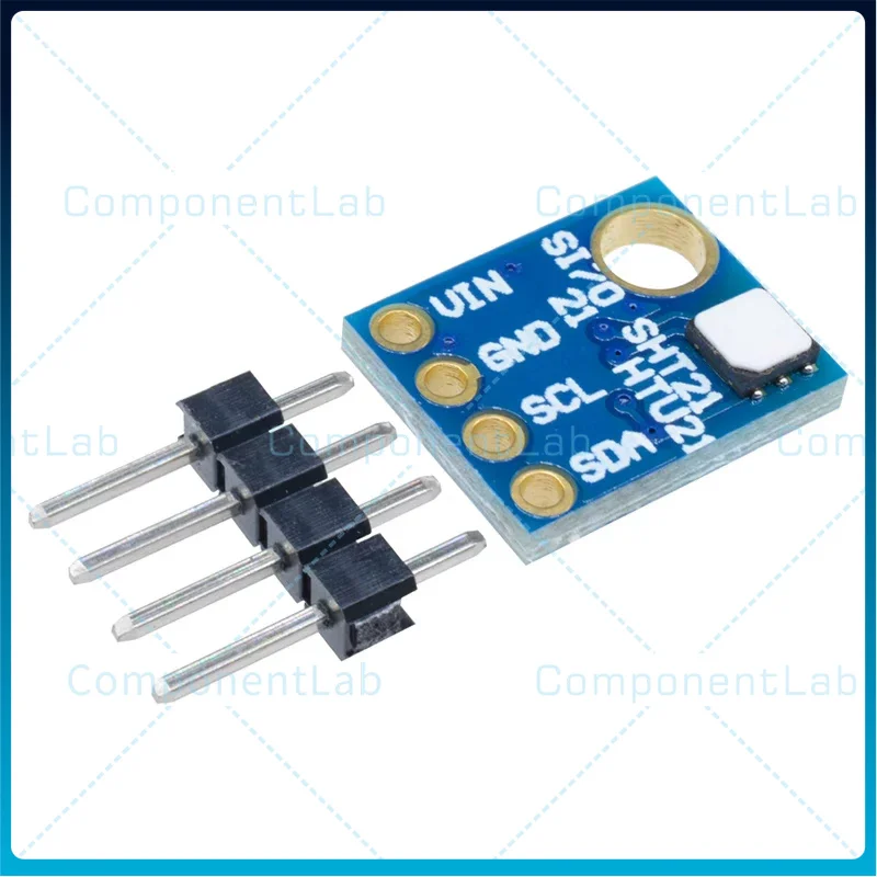 2pcs Alternative to multiple options: GY21, SHT21, HTU21D, SI7021 temperature and humidity sensor module with I2C interface