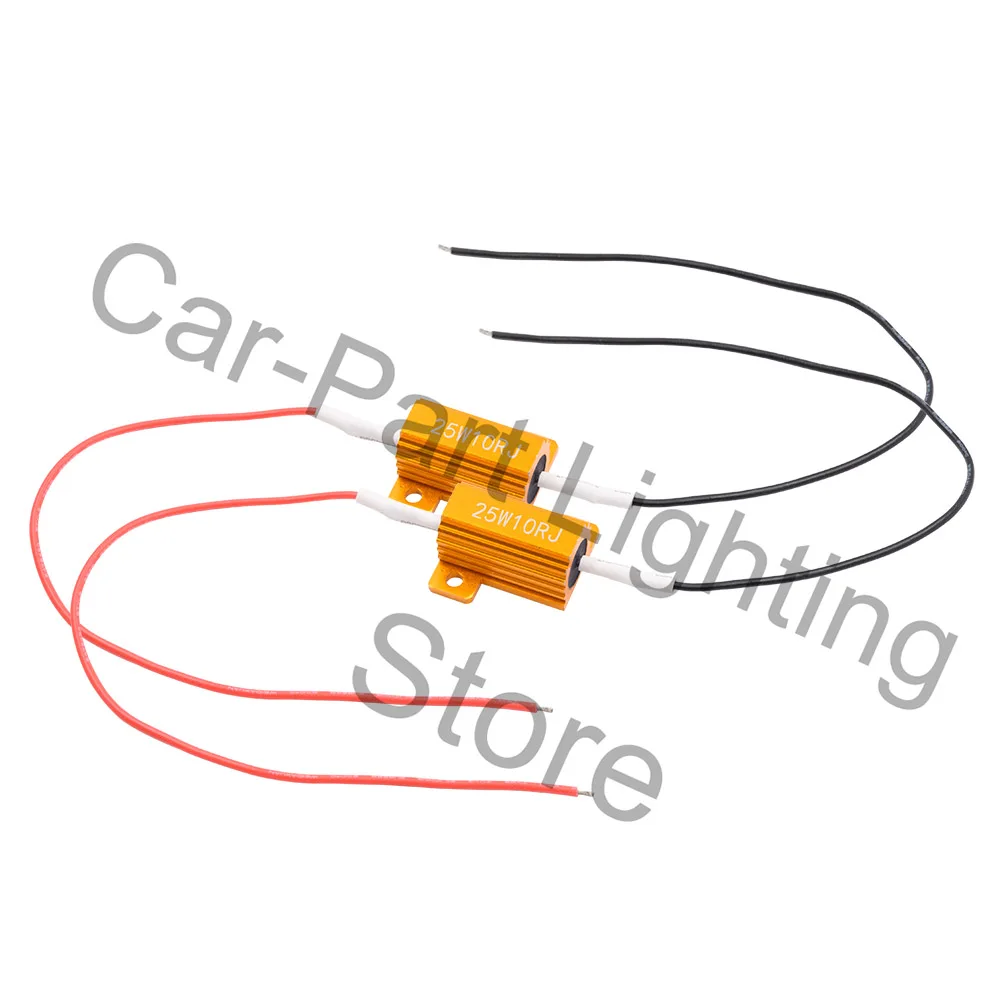 2Pcs LED Warning Canceller Decoder Car DRL Light Lamp OCB Load Resistor Module Canbus No Error W21/5W 7443 7440 T20