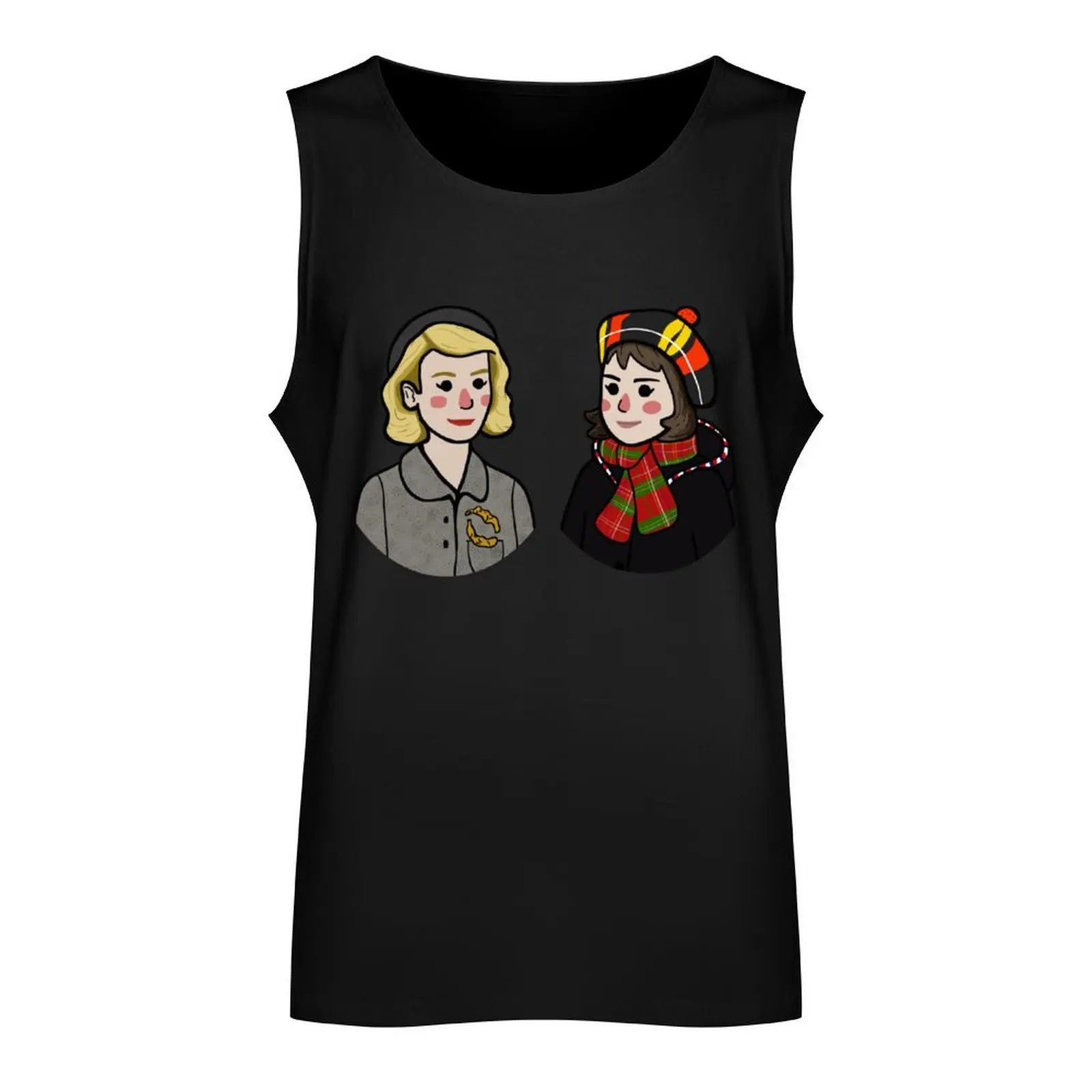 Carol and Therese transparent Tank Top Gym t-shirt man sleeveless vest men